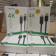 VegGieg Cable Display Port DP To HDMI Cable 4K ADAPTER 1.5m