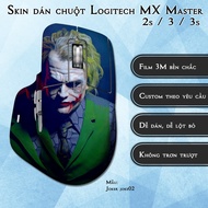 Logitech MX Master 2s / 3 / 3s mouse Skin Joker model joke02 | 3m Anti-slip Film Sticker