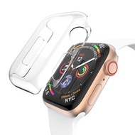 SmartPhonemall For Apple Watch Series 6 &amp; SE &amp; 5 &amp; 4 40mm Full Coverage PC Case(Transparent)