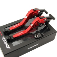 มือเบรกมอเตอร์ไซค์แบบมีฟังก์ชันจอด MKJ สำหรับ Aprilia SRGT200 SRGT125 พร้อมหูวัว อุปกรณ์ปรับแต่ง หาง
