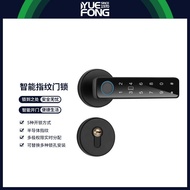 Lock Fingerprint Lock Split Cross-Border Feng Indoor Smart Cantonese Factory Direct Sales Room Door 