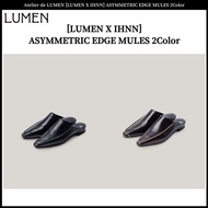 Atelier de LUMEN [LUMEN X IHNN] ASYMMETRIC EDGE MULES 2Color