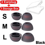 3Pairs Silicone Eartips Earbuds for Samsung Galaxy Buds4 Pro 3Pro Replacement Anti-slip Ear Tips Ear