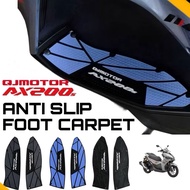 FOOT CARPET QJMOTOR AX200S AX 200S AX 200 SANTI SLIP FASHION FOOT CARPET KARPET ACCESSORIES ACCESSOR