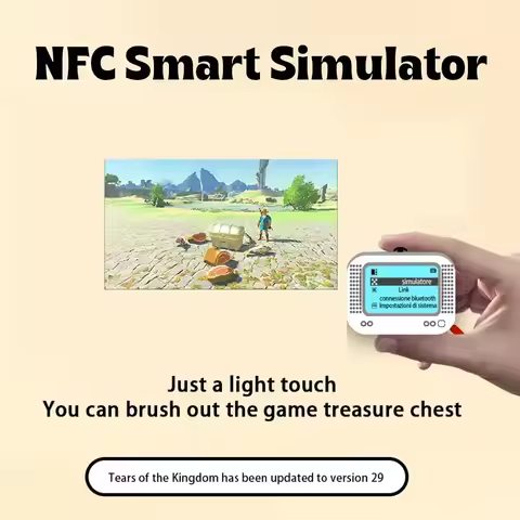 Roreta New Chargeable Intelligent Simulator NFC Emulator Universal Writer for Switch2/Switch WiiU 3D
