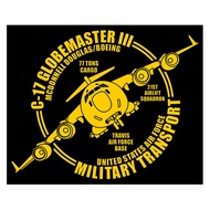 C-17 Globemaster III Double Lines Cutting Sticker