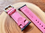 【好好縫】My Melody Apple Watch錶帶 皮革DIY材料包 Sanrio正式授權 聯乘港產皮革 Leatherism 美樂蒂 Watchstrap MyMelody 訂做完成品