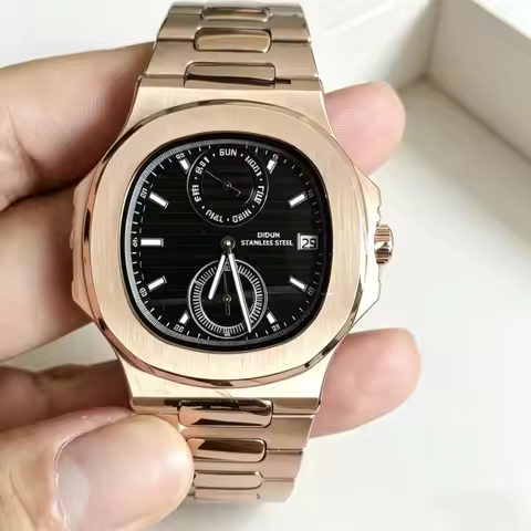 DIDUN TOP Bestseller Men's Luxury Quartz Watch Stainless Steel Sport Business Fashion Nautilus Class