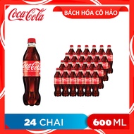 THÙNG 24 CHAI NƯỚC NGỌT VỊ NGUYÊN BẢN ORIGINAL TASTE COCA COLA 600ML