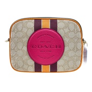 COACH 1912 Dempsey Camera Bag, Outlet, Signature IMR1U, Shoulder Bag, Crossbody Bag, Beige, Women's