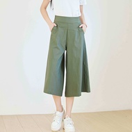 Eyouth 1096 women pants culottes High waist wide leg pants women