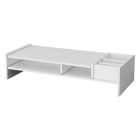 3-Tier Desk Organizer Shelf Desk Riser Height Adjustable Computer Stand Desk Shelf Riser Computer Sh