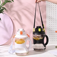 Girls Plastic Large-Capacity Ton Barrel Gym Outdoor Water Bottle Ton Water Cup High-Value Cup Dumbbe