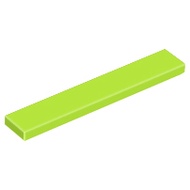 Lego 6636 Tile 1 x 6 lime