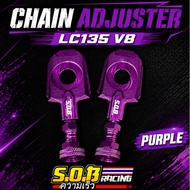 SOB RACING LC135 V8 EX5 DREAM CHAIN ADJUSTER EKOR UDANG (CNC) CHAIN PULLER CNC