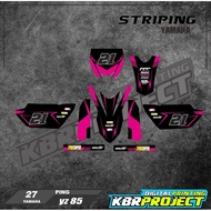 YZ 85 many colors of yamaha YZ 85 27 Racing YZ 85 motorcycle striping list stickers