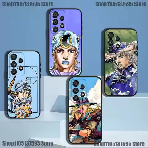 Johnny Joestar J-Jojo Phone Case For Samsung Galaxy A73,31,32,72,41,53,52,71,22,5G,Note,J7,8,9 Soft 