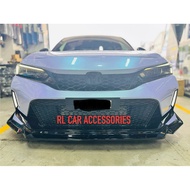 Honda civic FE type R sedan FL5 front lip skirt diffuser spoiler bodykit body kit