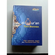 Al-quran Mushaf Three Arabic Indonesian English Original