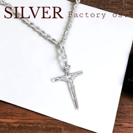 💥PROMO💥Original Silver 925 Catholic Crucifix Cross Pendant**Cross Loket **925纯银十字架吊坠