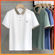 Men's polo T-shirt Men's polo T-shirt with elegant youthful 6-color collar