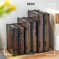 GESH Certificate Storage Box, Plastic Transparent A4 File Box,  Multifunctional A4 Dustproof Data So