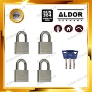 ALDOR 50mm x 4pcs A88 Key Alike Heavy Duty Padlock AntiRust Padlock