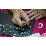Nail art practice board