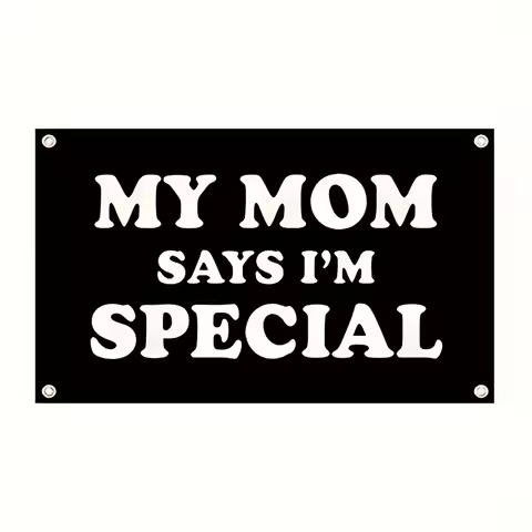 My Mom Says I'm Special Flag, 2x3fts 3x5fts Home Garden Decor Flags, With four grommets, Home Decor,