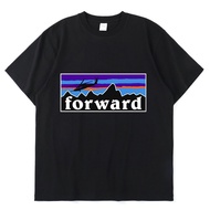 Forward Observation Group New Spot Fashion Simple Print Summer Trend Short-sleeved 100% Cotton Loose