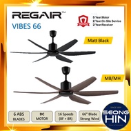 Regair Vibes 66 Ceiling Fan 6 Blades / kipas Siling besar 66″ Vibes66 Kipas Syiling