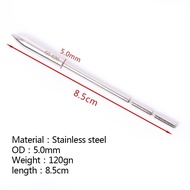 6pcs ID3.2mm Arrow Head Stainless Steel Insert Arrow Point 80-120 Grains