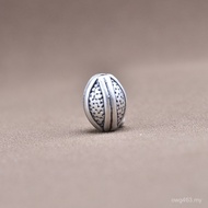 All-Match Retro Yilu Handmade Pure Silver Beads Jewelry Silver DIY String Ethnic Style S999 Elegant 