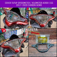 COVER SPEEDOMETER AEROX 155 CARBON NEMO TUTUP SPIDOMETER AEROX CARBON 2017 2018 2019 2020