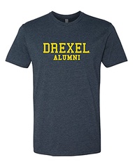 CreateMyTee | Drexel University Alumni Gold Text T-Shirt
