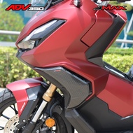 ฝาครอบแรมแอร์ R+L  ADV 350 JMAX ตรงรุ่น ลายฟิล์มคาร์บอน 6D