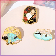 Yuzuru Hanyu Enamel Pins  Athlete Figure Skating Princess Wing Feather Brooches Lapel Badges Jewelry Gift for  Friends