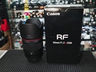 CANON 50/1.2 L RF 機新 配件齊全
