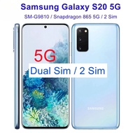 Samsung Galaxy S20 5G Dual Sim Global ROM 128GB RAM 12GB Octa Core Snapdragon 865 Used Smartphone