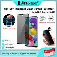 RICHMENT Privacy Tempered Glass Screen Protector Shatterproof,for OPPO Find N6/N5.HUAWEI  MAGIC V5/V