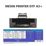 MESIN DTF A3+ NEW GENERATION