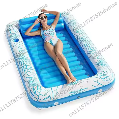 New PVC inflatable water lounge chair, floating pool, floating bed, lounge chair, floating bed