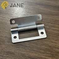 JANE 5pcs/set Door Hinge, No Slotted Soft Close Flat Open, Practical Interior Connector Folded Close Hinges Furniture Hardware