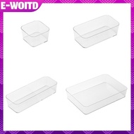 E-WOITD Drawer Organizer Transparent Boxes For Storage Organizer Boxes Kitchen Drawer Storage Box Co