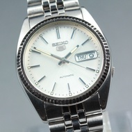SEIKO 5 7S26-3110 Day/Date Silver Dial Auto 36mm Men's Watch 1999
