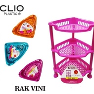 Veni Triangle 3-Tier Multipurpose Kitchen Spice Rack Clio Brand