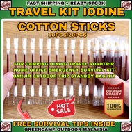 IODINE STICKS 10/20PCS FIRST AID KIT PETI PERTOLONGAN CEMAS KOTAK UBAT KECEMASAN MEDICAL KIT ACCESSO