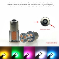 H4 led headlight lampu led motor Motorcycle LED Strobe Turn Signal 1156 Bevel Turn Bulb PY21W Pedal 