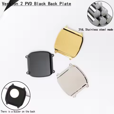 Royale Mod Watch Case Back Cover For Casio AE1200 AE1300 WS1600 WS1700 316L Stainless Steel Back Cov