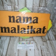 SALE Pajangan Edukatif Anak- Nama Malaikat